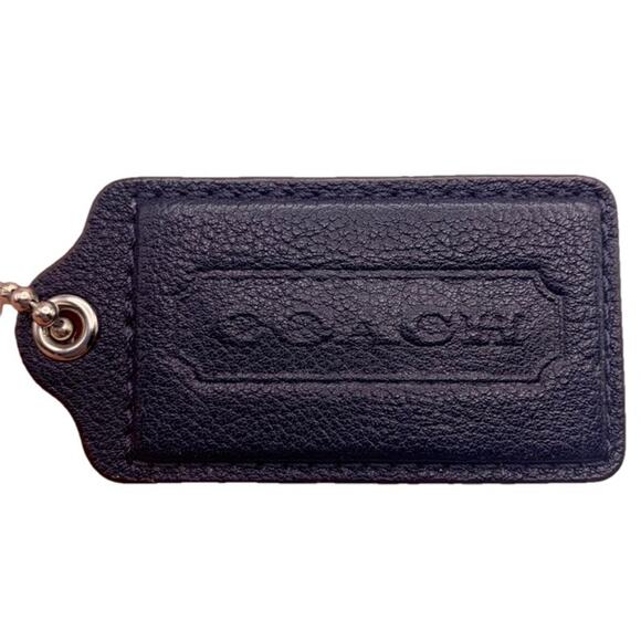 2.5" COACH Navy Replacement Hang Tag Bag - Picture 1 of 2
